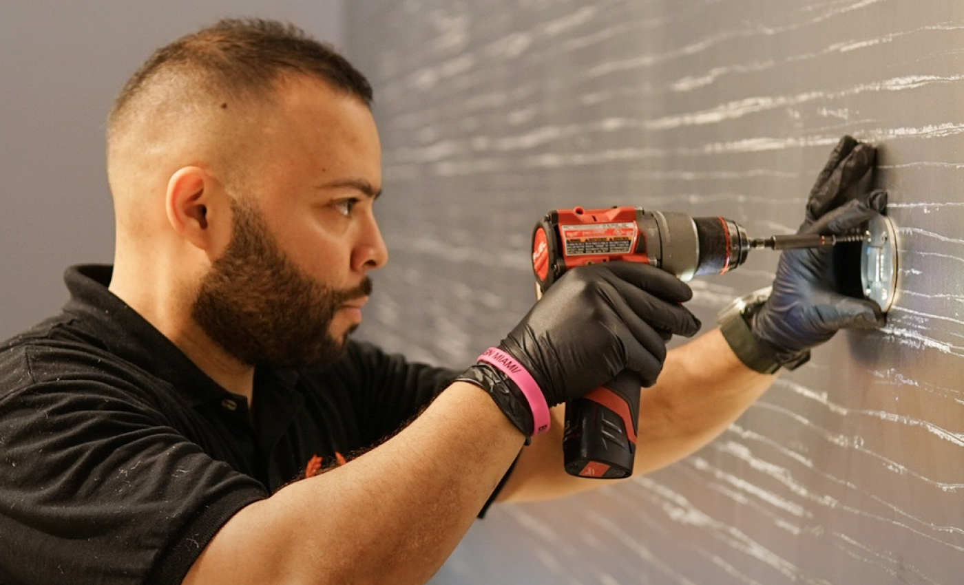 Installation close-up